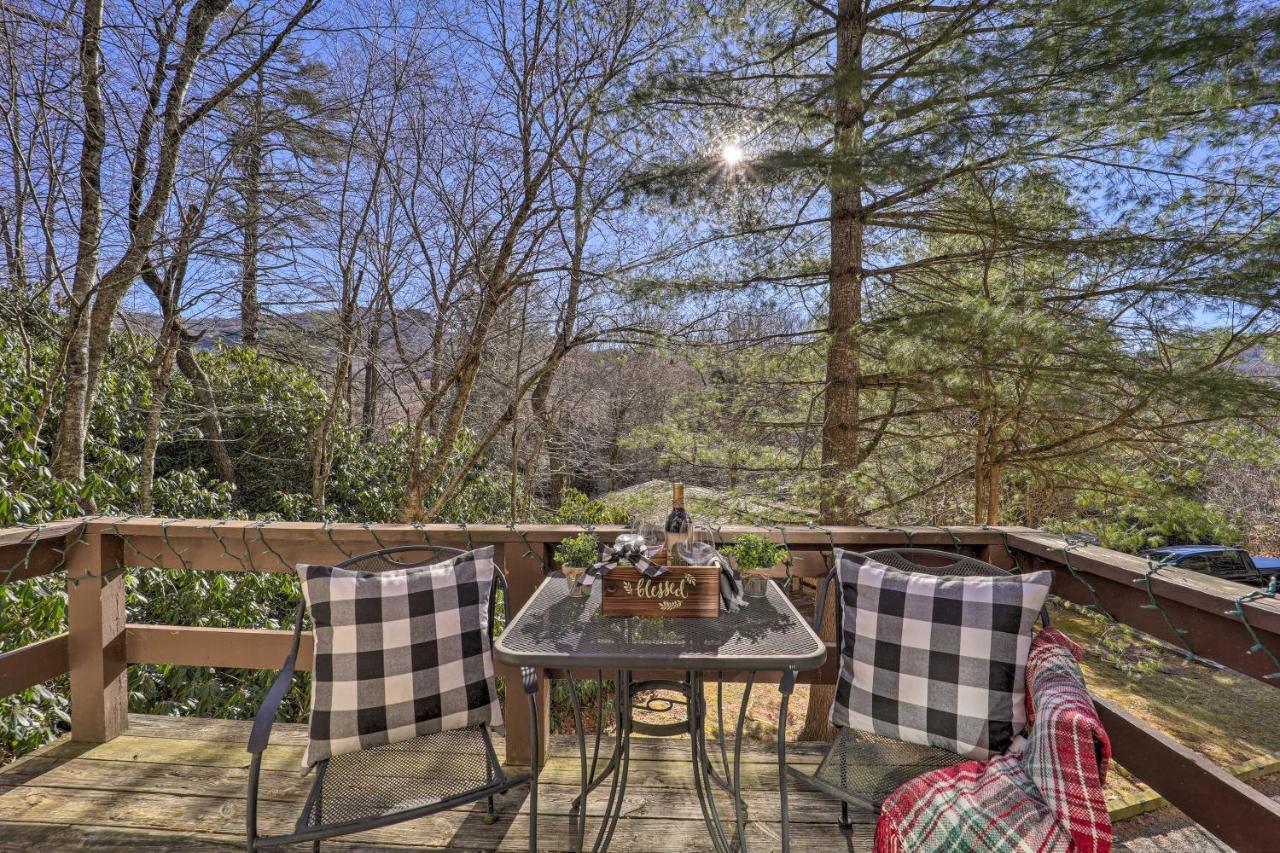 Banner Elk Mountain Retreat With Deck And Fireplace Exteriör bild