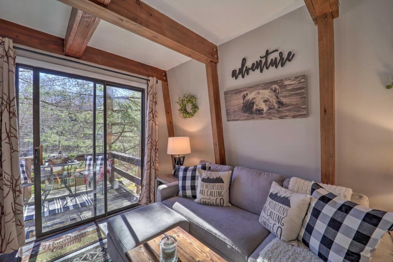 Banner Elk Mountain Retreat With Deck And Fireplace Exteriör bild