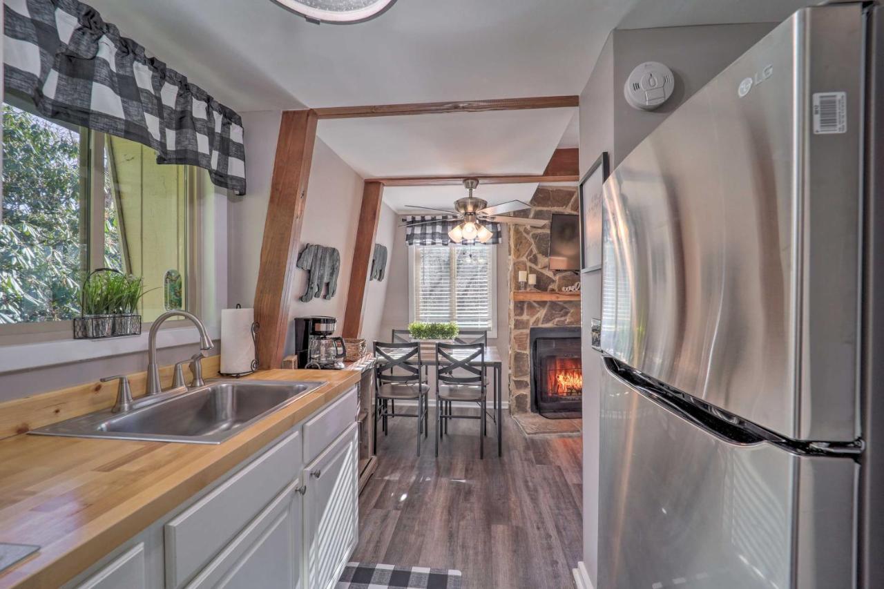 Banner Elk Mountain Retreat With Deck And Fireplace Exteriör bild